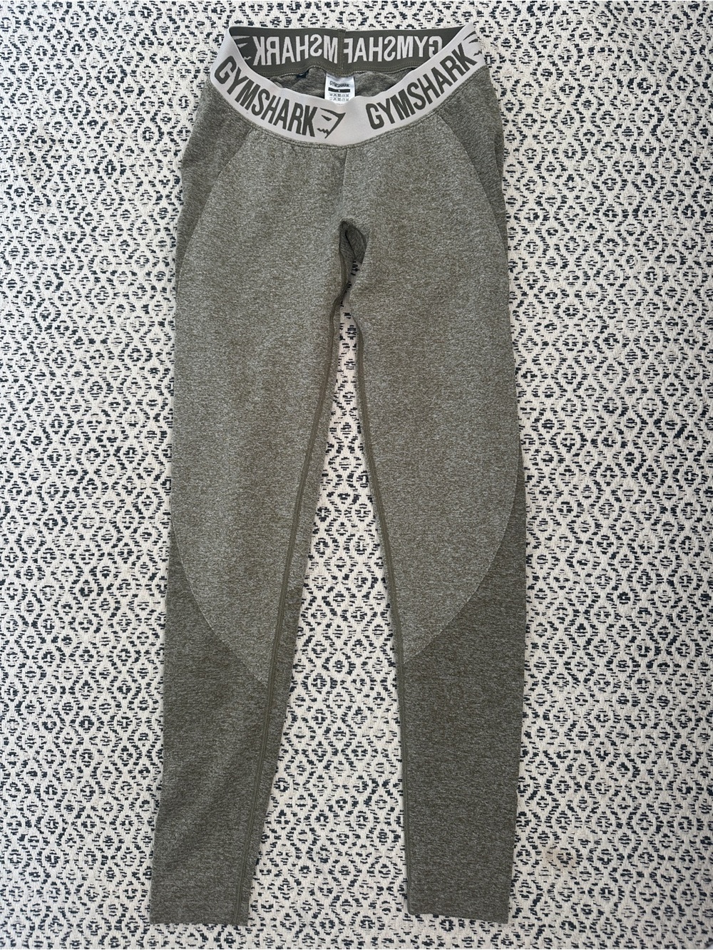 Gymshark Green Grey Seamless Leggings
